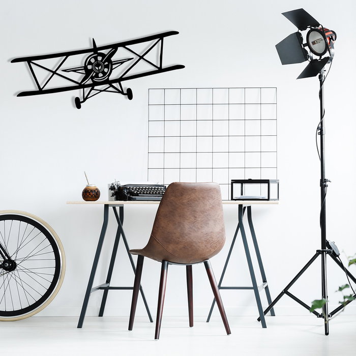 Wallity Vecihi Accesorio Decorativo de Pared de Metal Negro
